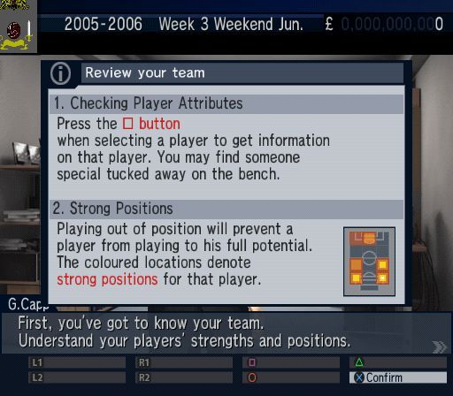 Let's Make a Soccer Team screenshot 5 for Playstation 2